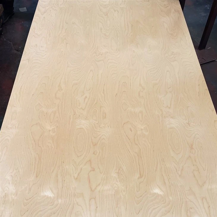 Natural Eco-friendly UV Birch Plywood 6mm Thick